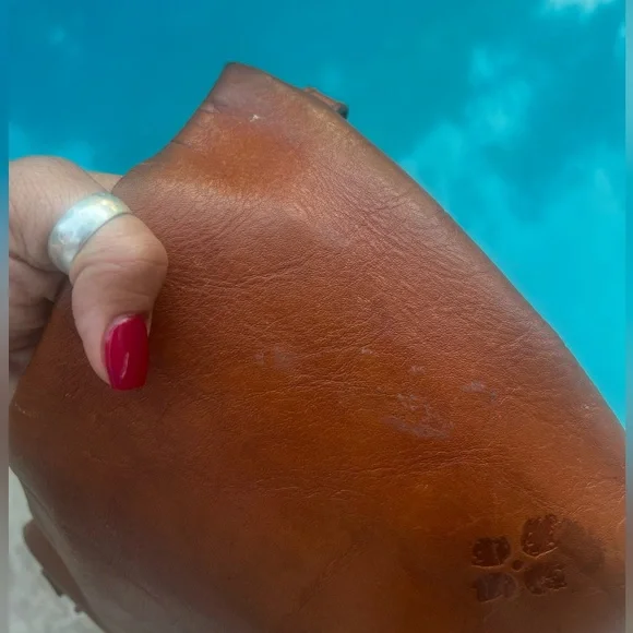 Patricia Nash Brown leather Tinchi Belt Bag. - Picture 5 of 8